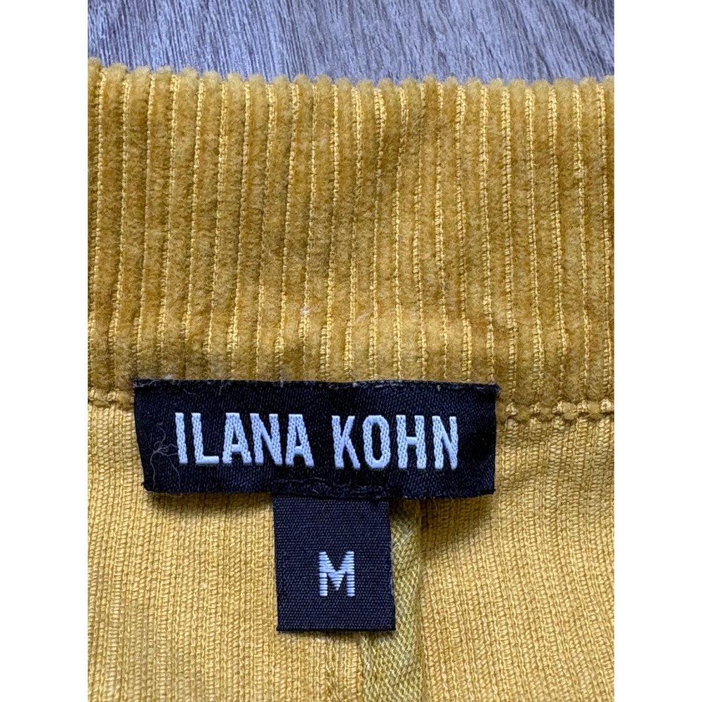Ilana Kohn Women's Yellow Charlie Trench Coat Size M Classic Boho Earthy - Picture 6 of 7